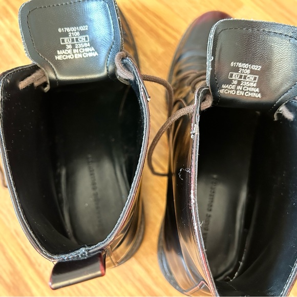 Zara lace up ankle boots - Picture 5 of 6